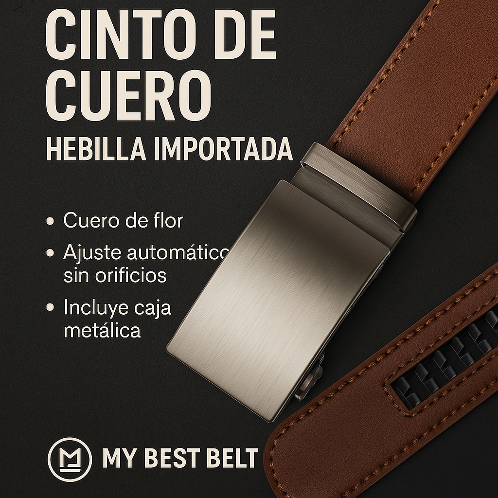 Cinturón Negro My Best Belt | Ajuste Automático - Image 17